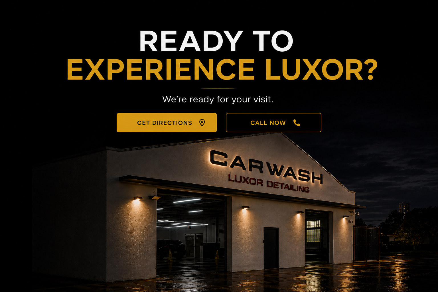 Ready to experience Luxor final call to action
