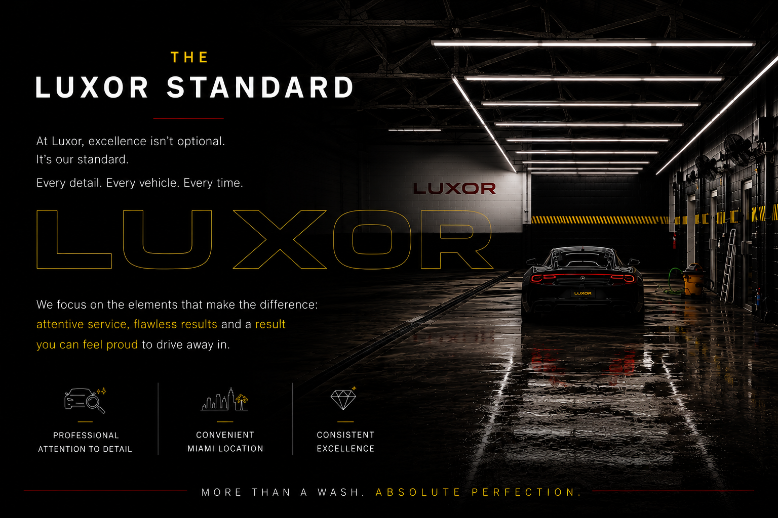 The Luxor Standard cinematic section